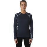 Helly Hansen - Lifa Merino Midweight Crew - Ondershirt - Navy - 57% Merino Wol / 43% Polypropyleen
