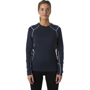 Helly Hansen - Lifa Merino Midweight Crew - Ondershirt - Navy - 57% Merino Wol / 43% Polypropyleen