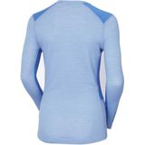 Helly Hansen Lifa Merino Midweight Crew Lange Mouwen Basislaag Blauw L Vrouw