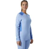 Helly Hansen Lifa Merino Midweight Crew Lange Mouwen Basislaag Blauw L Vrouw