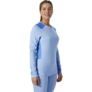 Helly Hansen Lifa Merino Midweight Crew Lange Mouwen Basislaag Blauw Vrouw