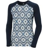 Helly Hansen - Women Lifa Merino Midweight - Baselayer - Navy Star Pixel