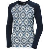 Helly Hansen - Women Lifa Merino Midweight - Baselayer - Navy Star Pixel