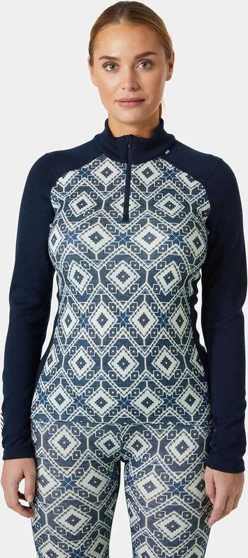 Lifa - Merino Midweight - Skipully - Zwart - 57% Merinowol