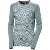 Helly Hansen - Lifa Merino Midweight Graphic Crew - Dames - Cactus
