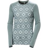 Helly Hansen - Lifa Merino Midweight Graphic Crew - Dames - Cactus