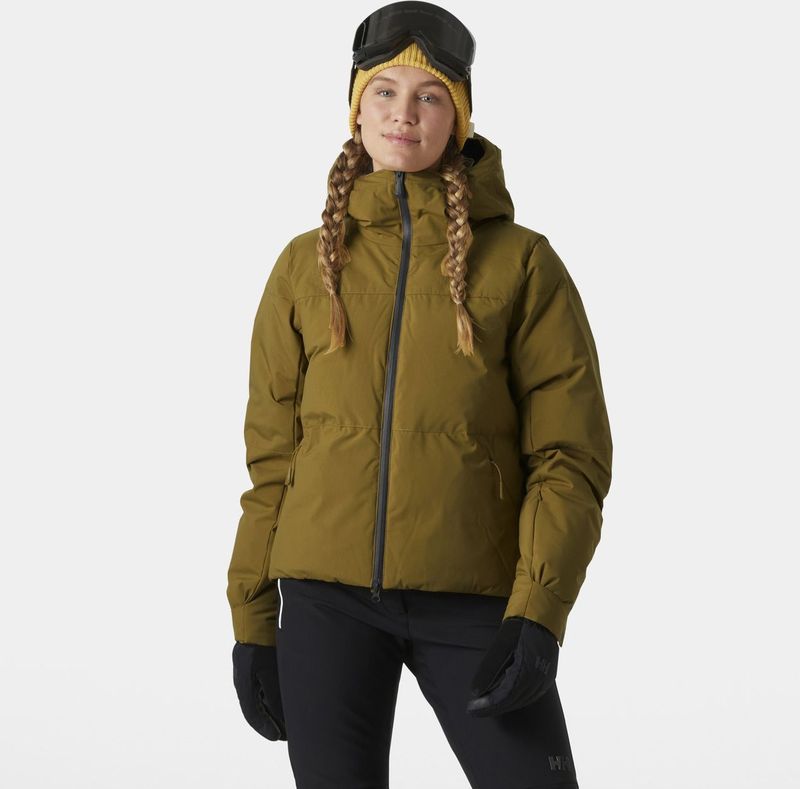 Helly Hansen Nora Short Gewatteerde Jas Groen Vrouw
