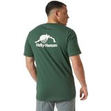 Helly Hansen - Nord Graphic - T-shirt - Lichtgrijs - Katoen