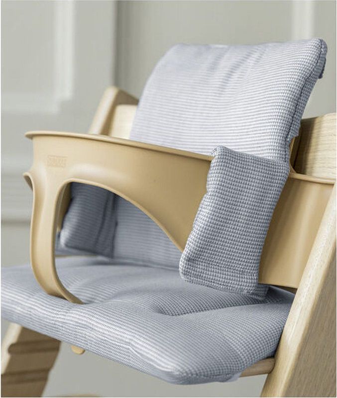 Tripp Trapp Klassiek kussen, Nordic Blue - Combineer met de Tripp Trapp stoelvoor ondersteuning en comfort - Machinewasbaar - Past op alle Tripp Trapp stoelen