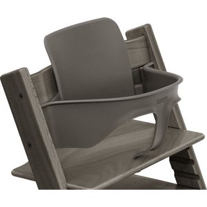 Tripp Trapp Baby Set van Stokke, Hazy Grey - Verander de Tripp Trapp stoel in een kinderstoel - Afneembare zitting voor 6-36 maanden - Compatibel met Tripp Trapp-modellen na mei 2006