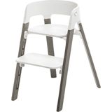 Stokke® Steps™ Kinderstoel White Hazy Grey