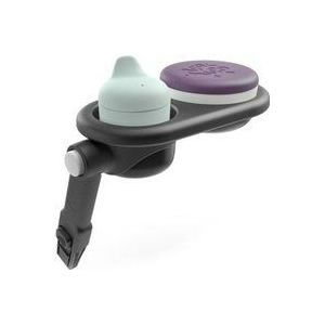Stokke Kinderwagen Snackbak, Zwart - Kopjes, eten en speelgoed binnen bereik - Te bevestigen, verwijderen en schoonmaken - Verstelbare hoeken - Compatibel met Stokke Xplory & Trailz kinderwagens