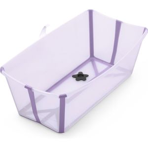 Stokke Flexi Bath, Lavender - Opvouwbaar babybadje - Lichtgewicht, duurzaam en gemakkelijk op te bergen - Handig om thuis of op reis te gebruiken - Geschikt voor pasgeborenen en baby's