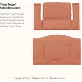 Tripp Trapp Klassiek kussen, Terracotta - Combineer met de Tripp Trapp stoel voor ondersteuning en comfort - Machinewasbaar - Past op alle Tripp Trapp stoelen