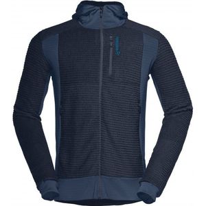 Norrona - Falketind Alpha120 Zip Hood - Fleece - Indigo Night
