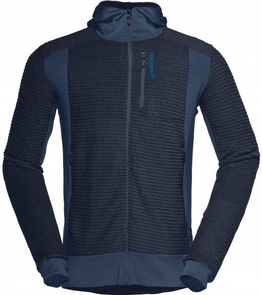 Norrona - Falketind Alpha120 Zip Hood - Fleece - Indigo Night