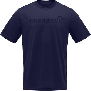 Norrona - /29 Cotton Norrøna Viking T-Shirt - Indigo Night - Heren - Katoen