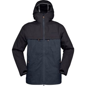 Norrona - Femund Cotton Jacket - Navy Blazer - Heren - Gerecycled Polyester