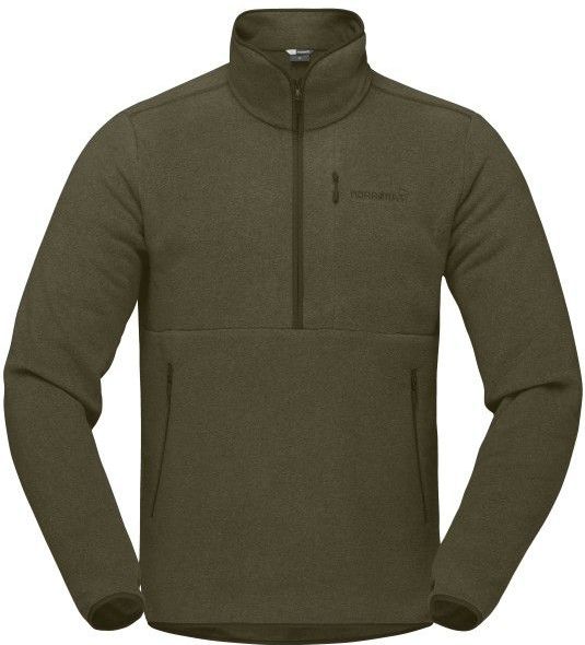 Norrona - Femund Warm2 Halfzip - Olive Night - Kaki - Fleece
