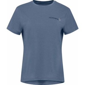 Norrona - Femund Tech T-Shirt - Vintage Indigo Blue - Dames - Gerecycled Polyester