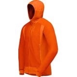 Norrona - Falketind Alpha120 Zip Hood - Fleece - Oranje