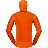 Norrona - Falketind Alpha120 Zip Hood - Fleece - Oranje