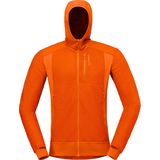 Norrona - Falketind Alpha120 Zip Hood - Fleece - Oranje
