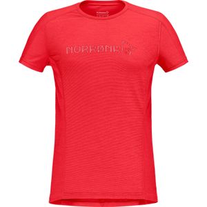 Falketind Equaliser T-shirt - Paprika - Merinowol/Synthetisch - Korte Mouwen