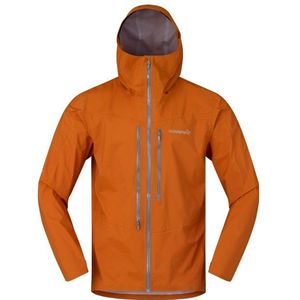 Norrona - Falketind Dri1 Jacket - Regenjas - Oranje - Waterdicht