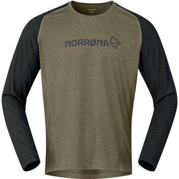 Norrøna - Fjørå Equaliser - Fietsshirt - Olijfgroen - Lange Mouwen