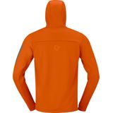 Norrona - Femund Warm2 Stretch Hood - Fleece - Gold Flame - Stretch Stof