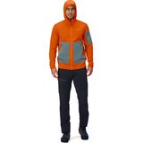 Norrona - Femund Warm2 Stretch Hood - Fleece - Gold Flame - Stretch Stof