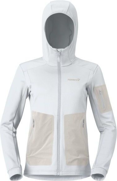 Norrøna - Falketind Warm2 Stretch Hood - Snow White - Midlayer