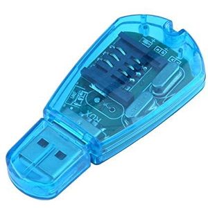 Mini-simkaartlezer, hoge transmissiesnelheid Kopieer SIM-kaartlezer Gegevensuitwisseling voor lezen Bewerken back-up voor dagelijks gebruik