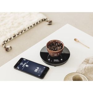 Wilfa UNI - Precisieweegschaal - Zwart - Materiaal: Hoogwaardige Kunststof