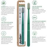 Jordan - Tandenborstel Extra Soft - Blauw - Green Clean - Voor Kinderen 5-10 Jaar