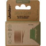 Jordan Tandenstokers Green Clean Dun 100 stuks