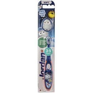 Jordan Step By Step Tandenborstel Kind Soft 6 tot 9 jaar - Zachte Borstelharen - 2 Stuks