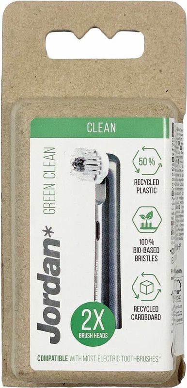 6x Jordan Opzetborstels Green Clean 2 stuks