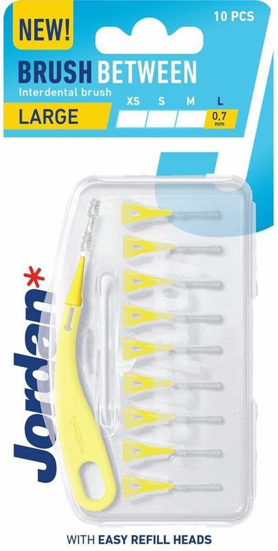 Jordan Interdentaal Brush Between L 0.7 mm - 10 stuks
