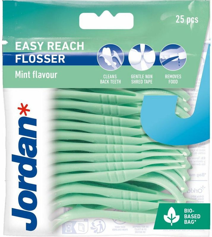 Jordan - Easy Reach Flosser - 25 Stuks - Tandverzorging