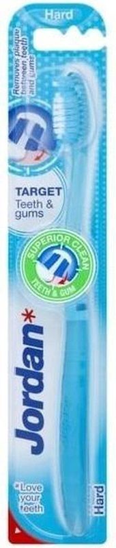 Jordan - Target Tandenborstel - Hard - Assortiment - Voor Grondige Reiniging