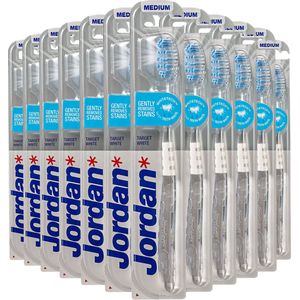 12x Jordan Tandenborstel Target White Medium