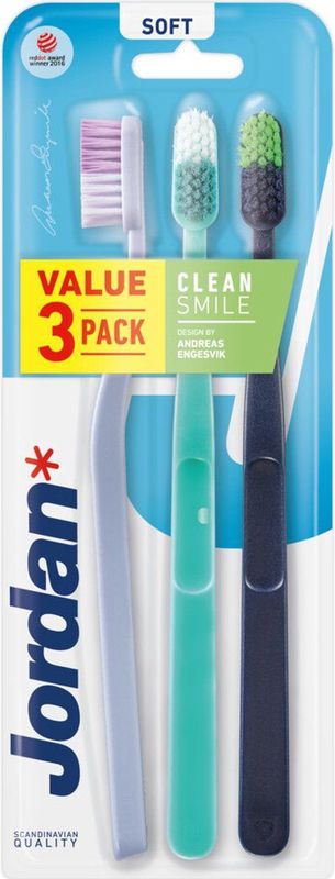 Jordan Clean Smile Soft - 3 stuks