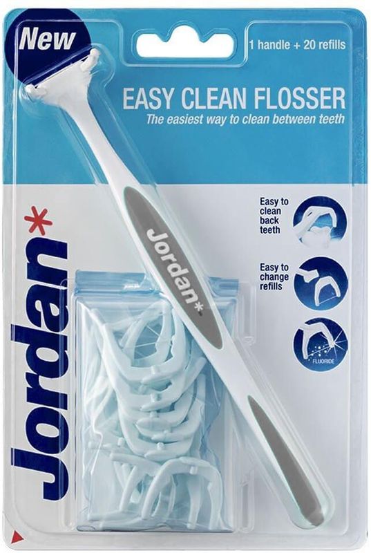 Jordan - Easy Flosser - 1 Stuk + 20 Flossers - Tandreiniging