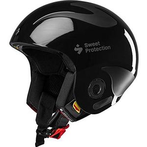 Sweet Protection Unisex – Volata ski/snowboardhelm voor volwassenen, glanzend zwart, XSS