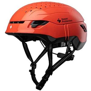 Sweet Protection Unisex Ascender MIPS helm voor volwassenen, Gloss Flame Orange, S