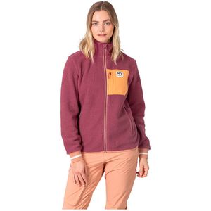 Kari Traa - Dames sweatshirts en fleeces - Rothe Midlayer Plum voor Dames - Maat M - Bordeauxrood