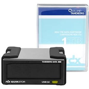 Tandberg - RDX QuikStor - Externe Schijf - Back-up Oplossingen - SATA III - 330 MB/s