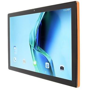 WIFI Tablet 10.1 Inch Dual SIM Dual Standby 8GB RAM 128GB ROM 8800mAh Smart Tablet HD + Scherm 5G WIFI voor Video voor Werk (Oranje)